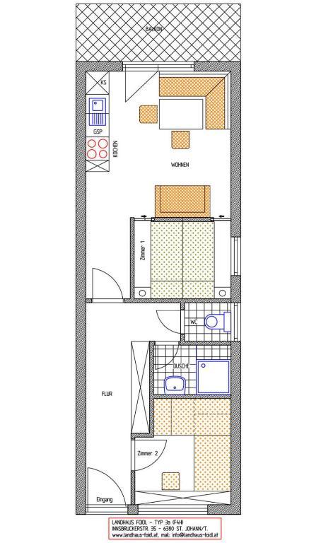 Landhaus Foidl Sankt Johann in Tirol Kamer foto